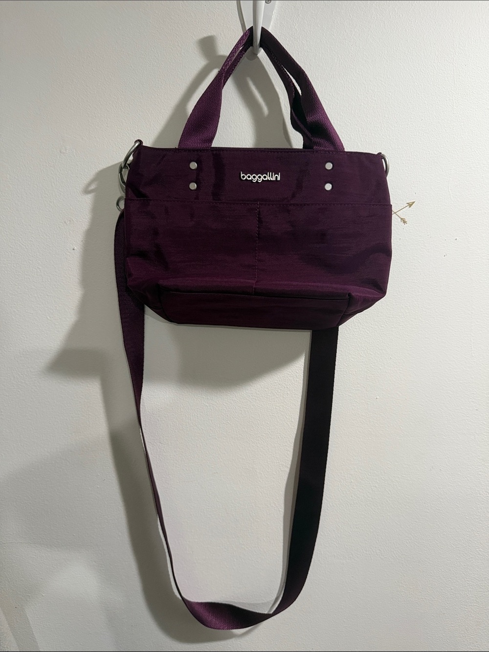 Baggallini Plum Crossbody Tote